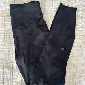lululemon Base Pace 25” high rise legging - size 6 black